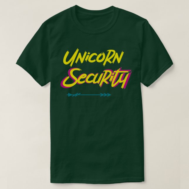 Unicorn-Sicherheitskopie 1 T-Shirt (Design vorne)