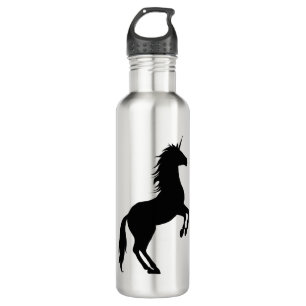 Unicorn-Silhouette Edelstahlflasche
