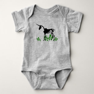 Unicorn Skeleton Baby Strampler