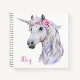 Unicorn Sketchbook Notebook Notizbuch