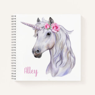 Unicorn Sketchbook Notebook Notizbuch