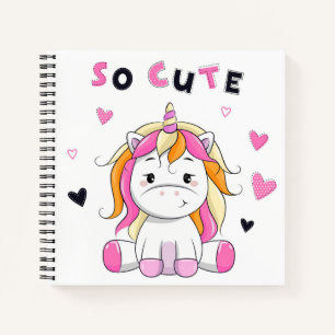 Unicorn Sketchbook Notebook Notizbuch