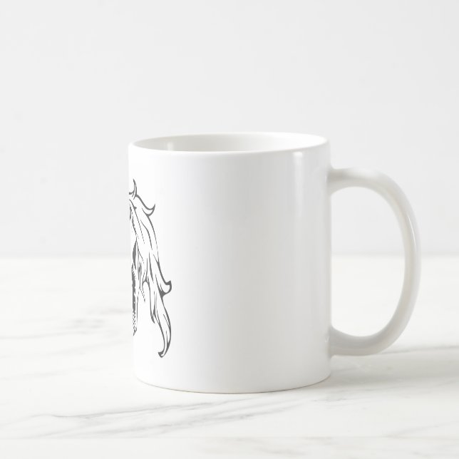 Unicorn Skull Tasse (Rechts)