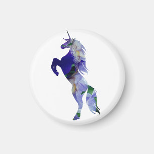 Unicorn Small, 3,2 cm Round Magnet
