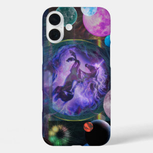 Unicorn Space iPhone 13 Fall 16 Plus Hülle