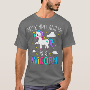 Unicorn Spirit Animal Fantasy Fairytale Liebhaber T-Shirt
