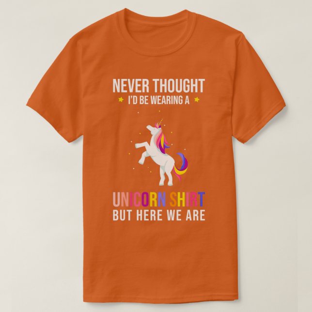 Unicorn Sprichwort Funny Unicorn T-Shirt (Design vorne)