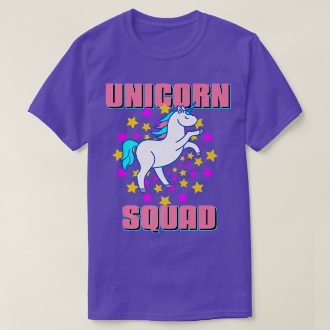 Unicorn Squad Awesome Dazzling Present Gift  T-Shirt (Design vorne)