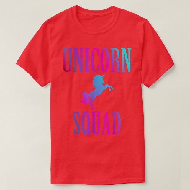 Unicorn Squad Enchanted Rainbow Fantasy Fairy Tale T-Shirt (Design vorne)