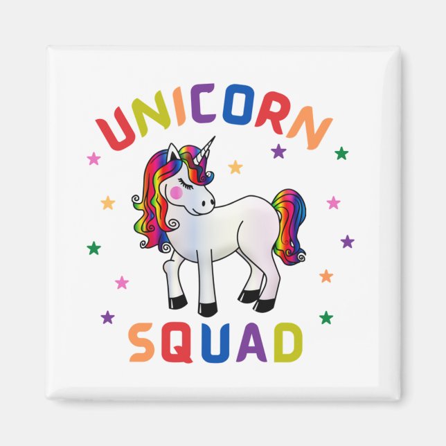 Unicorn Squad Magnet (Vorne)