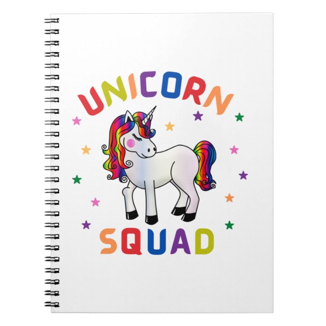 Unicorn Squad Notizblock (Vorderseite)