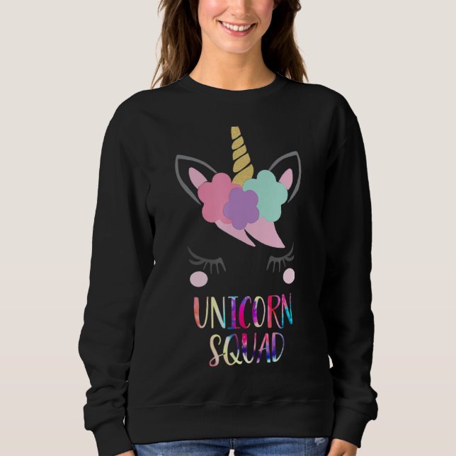 Unicorn Squad Unicorn Sweatshirt (Vorderseite)