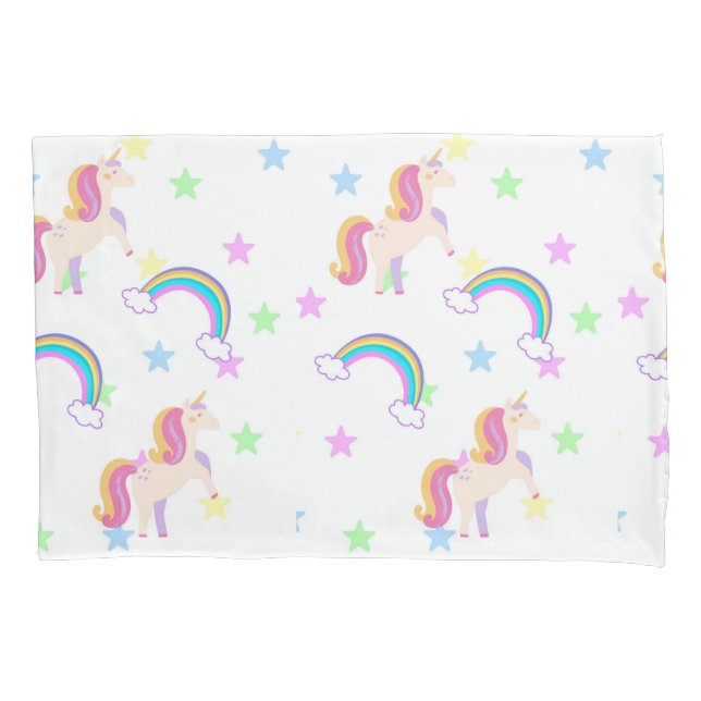 Unicorn Standard Pillow Case Kissenbezug (Vorderseite)