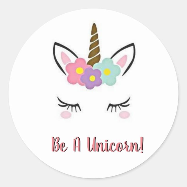 Unicorn stickers (Vorderseite)