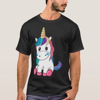 Unicorn Super Niedlich Design T-Shirt
