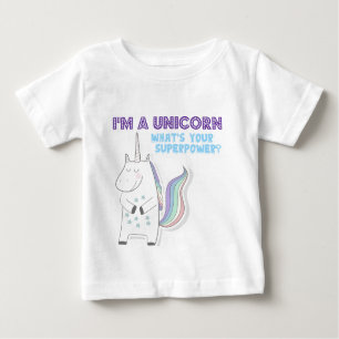 Unicorn Superpower Baby T-shirt