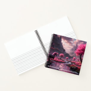 Unicorn Symbolismus Hardcover Notizbuch
