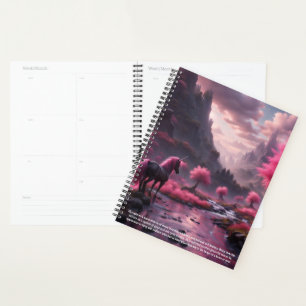 Unicorn Symbolismus-Kalender Planer