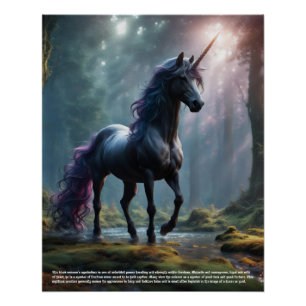 Unicorn-Symbolismus Poster