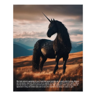 Unicorn-Symbolismus Poster