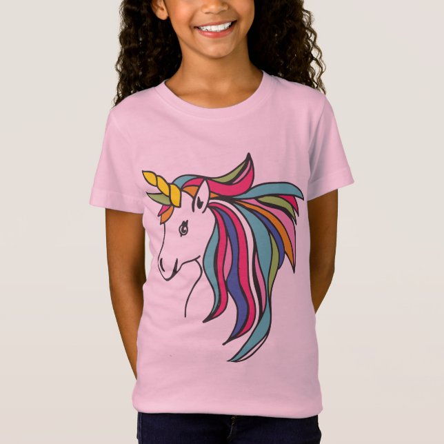 Unicorn-T-Shirt T-Shirt (Vorderseite)