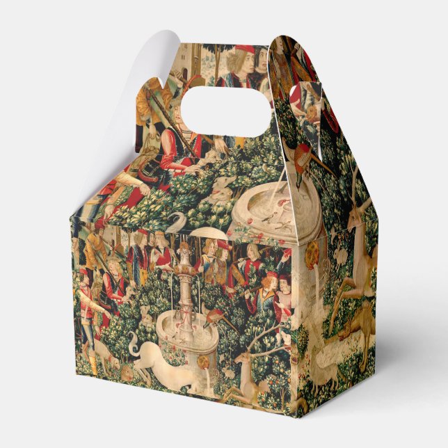 Unicorn Tapestries gefunden Legende Mythisch Geschenkschachtel (Vorderseite)