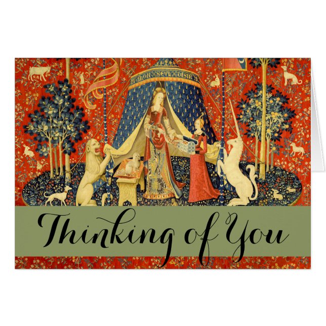 Unicorn Tapestries Lady Legend Mittelalter (Vorderseite (Horizontal))