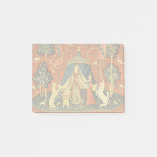 Unicorn Tapestries Lady Legend Mittelalter Post-it Klebezettel