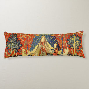 Unicorn Tapestries Lady Legend Mittelalter Seitenschläferkissen