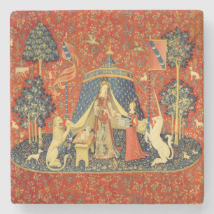 Unicorn Tapestries Lady Legend Mittelalter Steinuntersetzer
