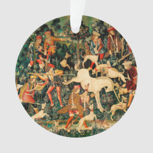 Unicorn Tapestries Mittelalterliche Klassische Ver Ornament