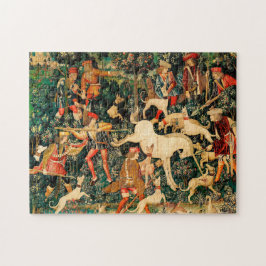 Unicorn Tapestries Mittelalterliche Klassische Ver Puzzle