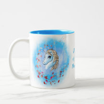 Unicorn Tasse Geschenk - Winterthema