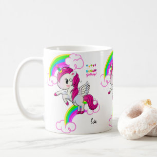 Unicorn Tasse Happy Birthday Tasse