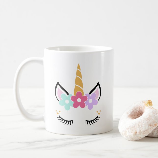 Unicorn-Tasse Kaffeetasse (Mit Donut)