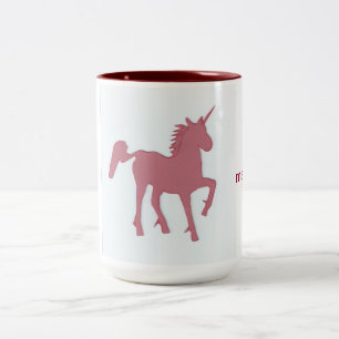 Unicorn-Tasse Zweifarbige Tasse