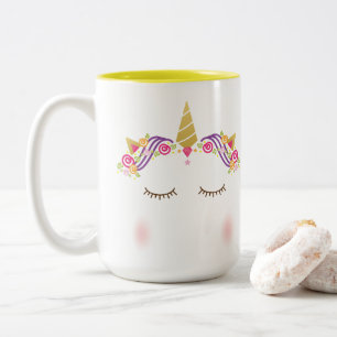 Unicorn-Tasse Zweifarbige Tasse