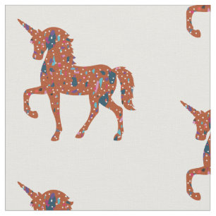 Unicorn Terrazzo Pieces Stoff