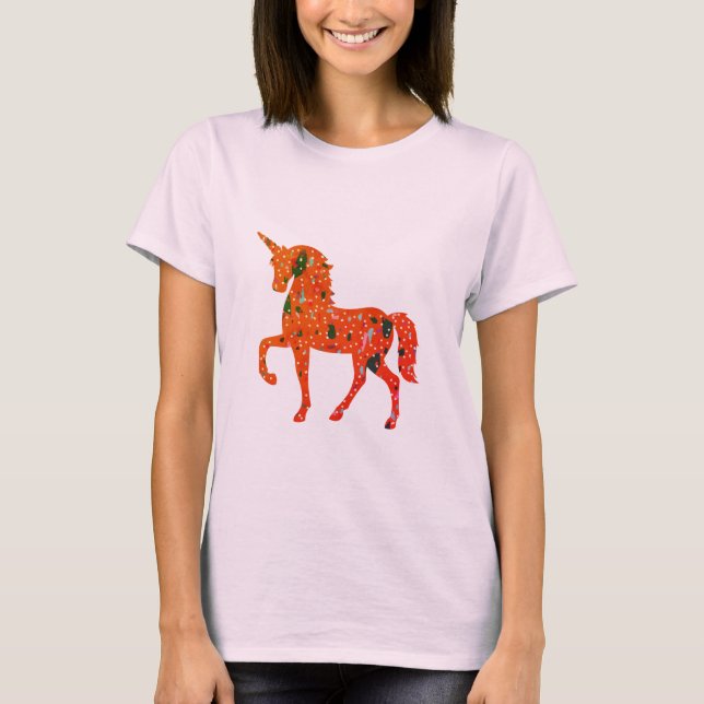 Unicorn Terrazzo T-Shirt (Vorderseite)