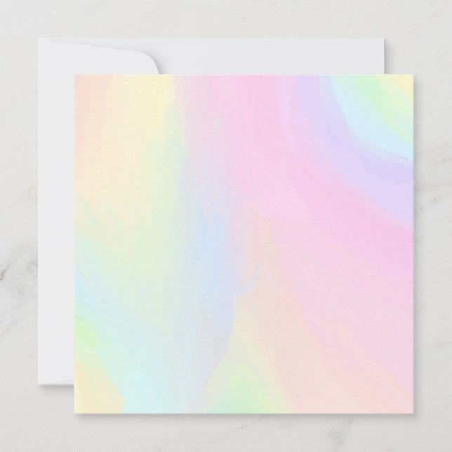 Unicorn Things 1 Einladung (Vorderseite)