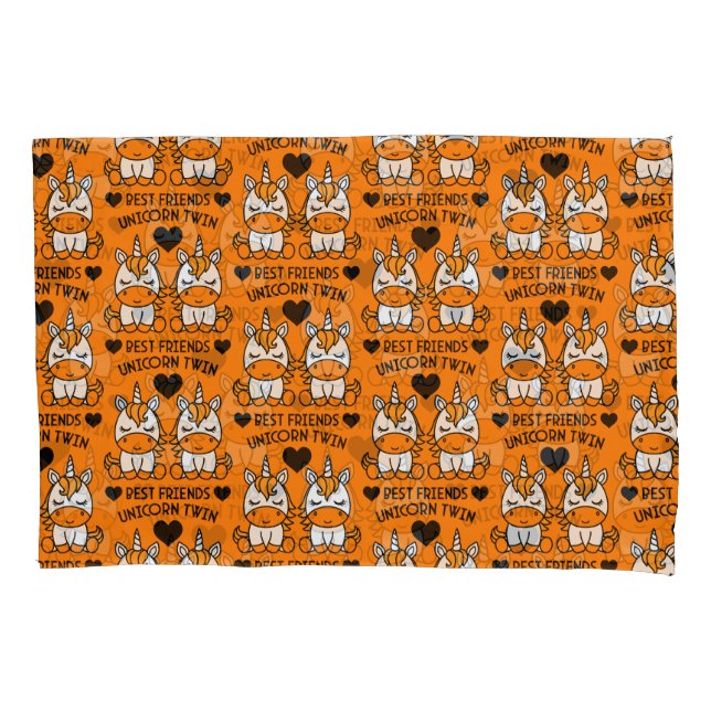 Unicorn Twin Sister Kissenbezug (Vorderseite)