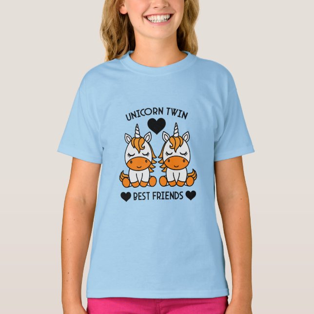 Unicorn Twin Sister T-Shirt (Vorderseite)