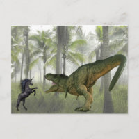 Unicorn Tyrannosaurus Dinosaur