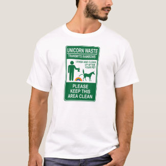 Unicorn-überschüssiger Zeichen-T - Shirt