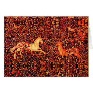 UNICORN UND DEINE, BLUME, WALDTIERE, Rote Flora