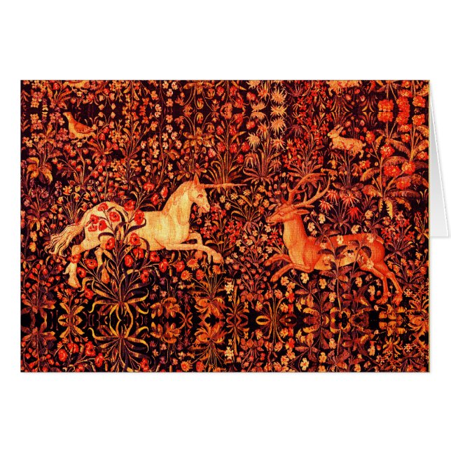 UNICORN UND DEINE, BLUME, WALDTIERE, Rote Flora (Vorderseite (Horizontal))