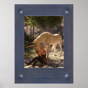 Unicorn und Guinevere Poster