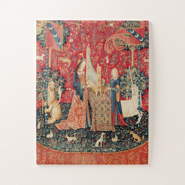 UNICORN UND LADY PLAYORGAN MIT TIEREN PUZZLE (Vertikal)