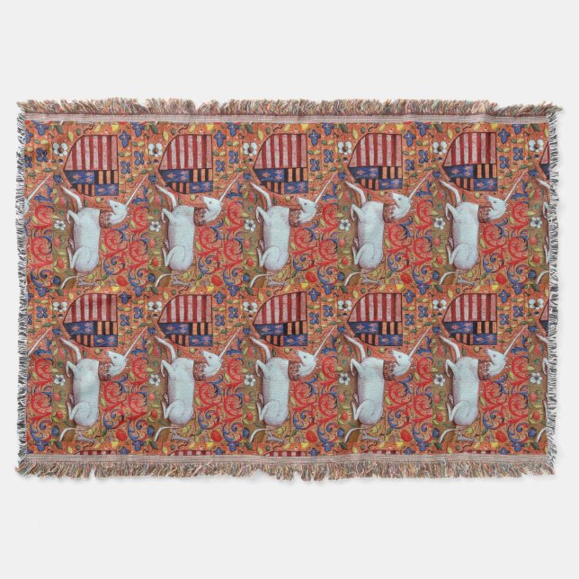 UNICORN UND MEDIEVA FANTASY BLUME, FLORALMOTIFS DECKE (Vorderseite)