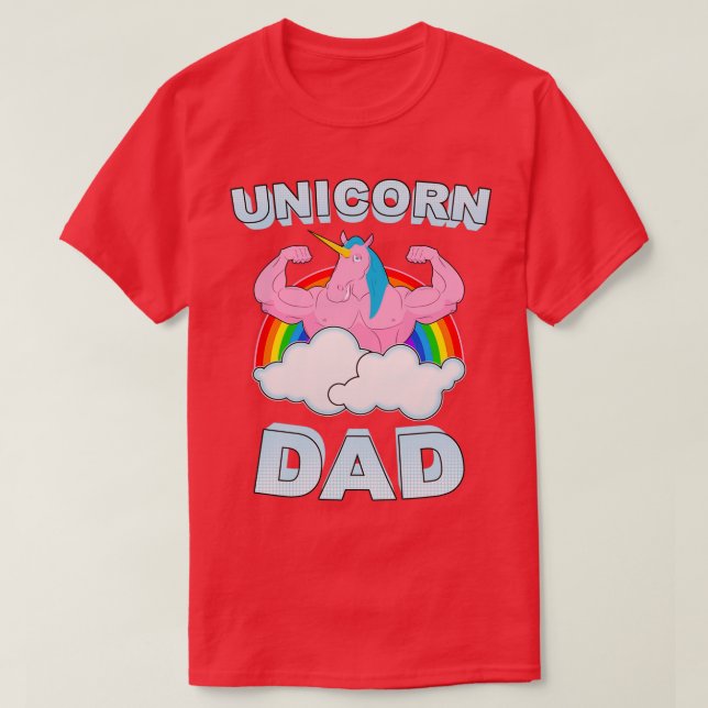 UNICORN VATER Copy T-Shirt (Design vorne)